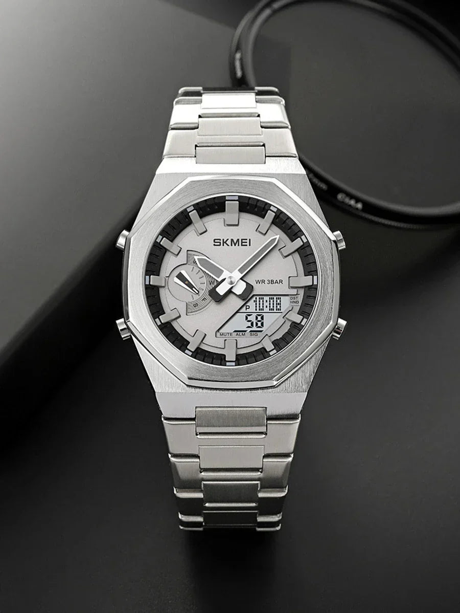 Montre à quartz d'affaires décontractée pour hommes