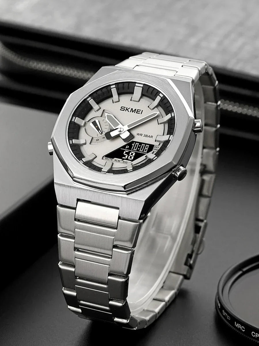 Montre à quartz d'affaires décontractée pour hommes