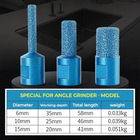 RapideCut™ - Pack de 3 têtes (6mm, 10mm, 15mm)