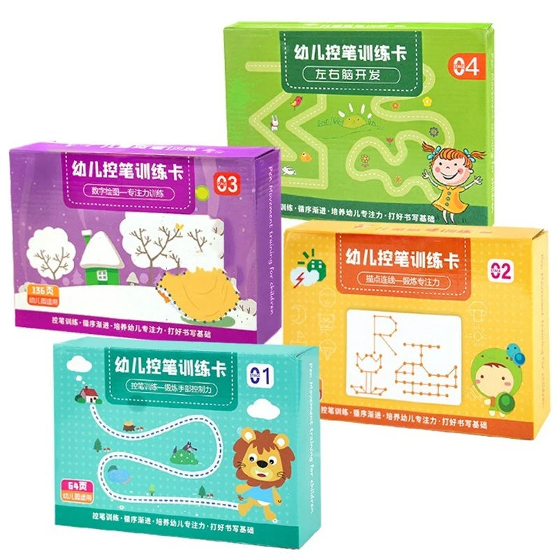 Un Livre d'apprentissage et d'écriture pour enfants (cahier vert)