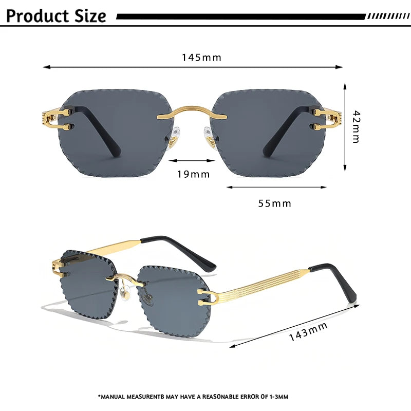 Lunettes de soleil carrées pour hommes