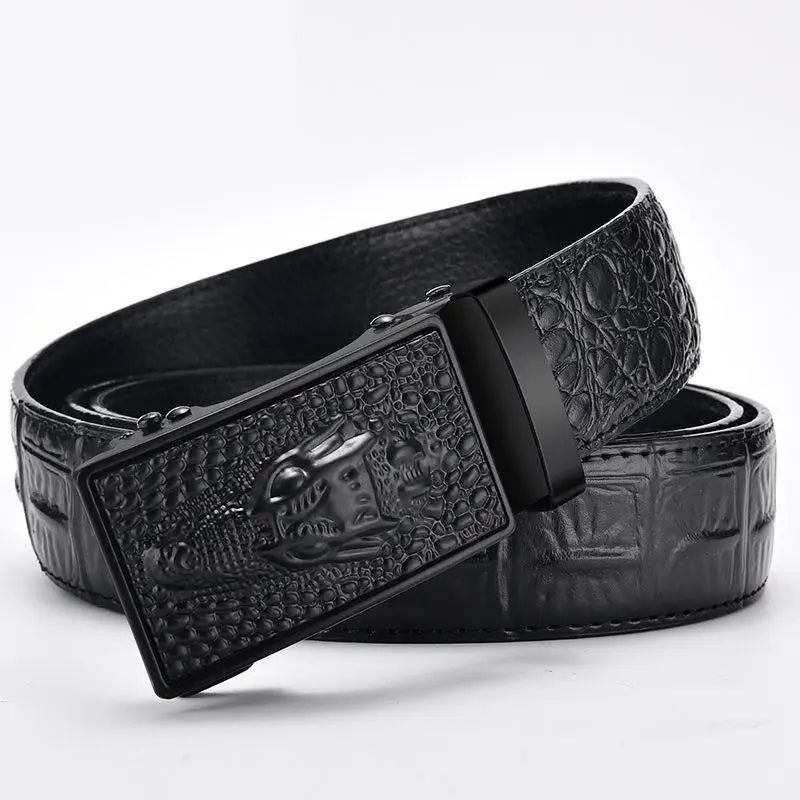 Ceinture en cuir supérieure pour homme