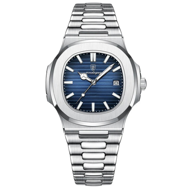 Montre de luxe carrée à Quartz pour hommes