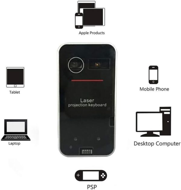 Clavier Laser virtuel Portable sans fil