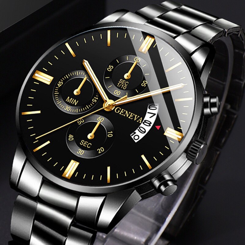 Montre-bracelet à quartz en acier inoxydable