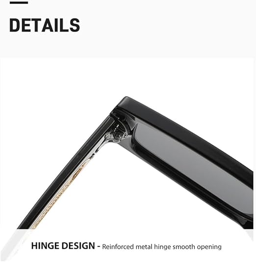 Lunettes de soleil carrées de luxe