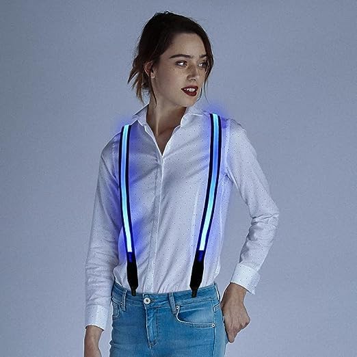 Bretelles lumineuses pour hommes