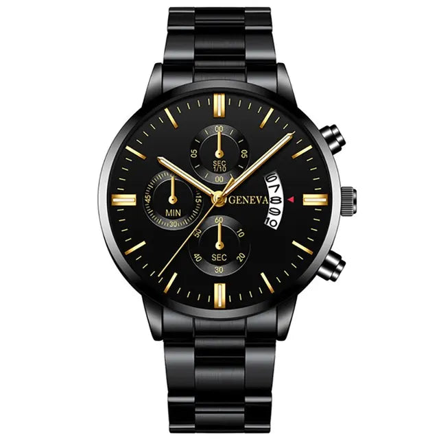 Montre-bracelet à quartz en acier inoxydable