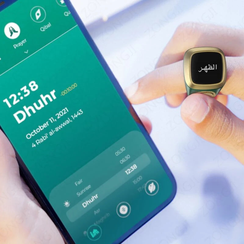 Anneau Intelligent, Compteur Numérique pour Prière
