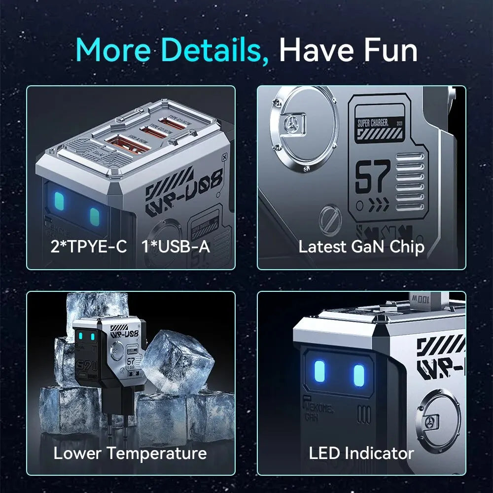 Chargeur rapide Multi usb et type-c très puissant