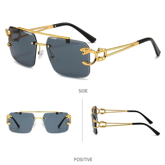 Lunettes de Soleil Luxieuse Mode Léopard