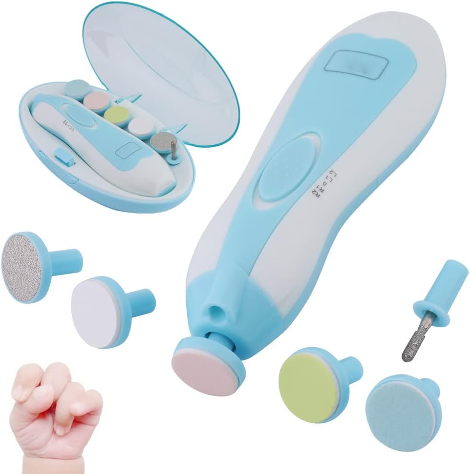 Coupe-ongles électrique 6 en 1 pour bébé