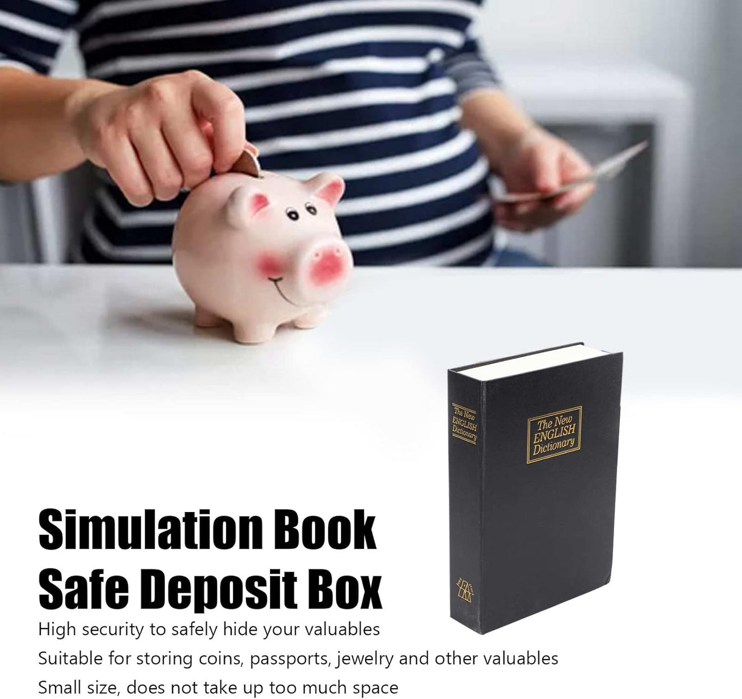 Caisse à Monnaie - Coffre Fort - Boîte de Rangement