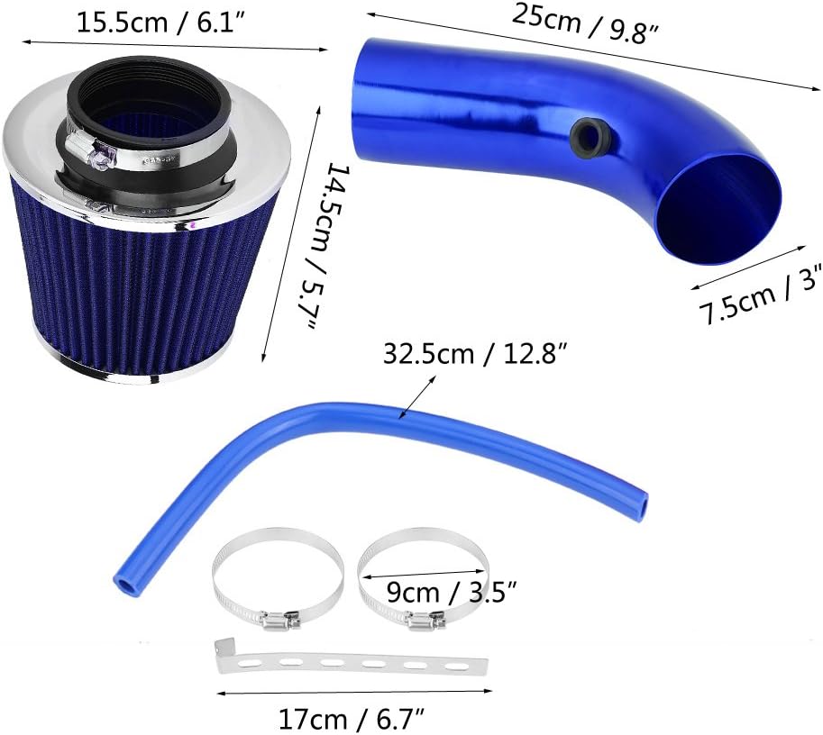 Kit de filtre à air en aluminium réaménagé pour voiture
