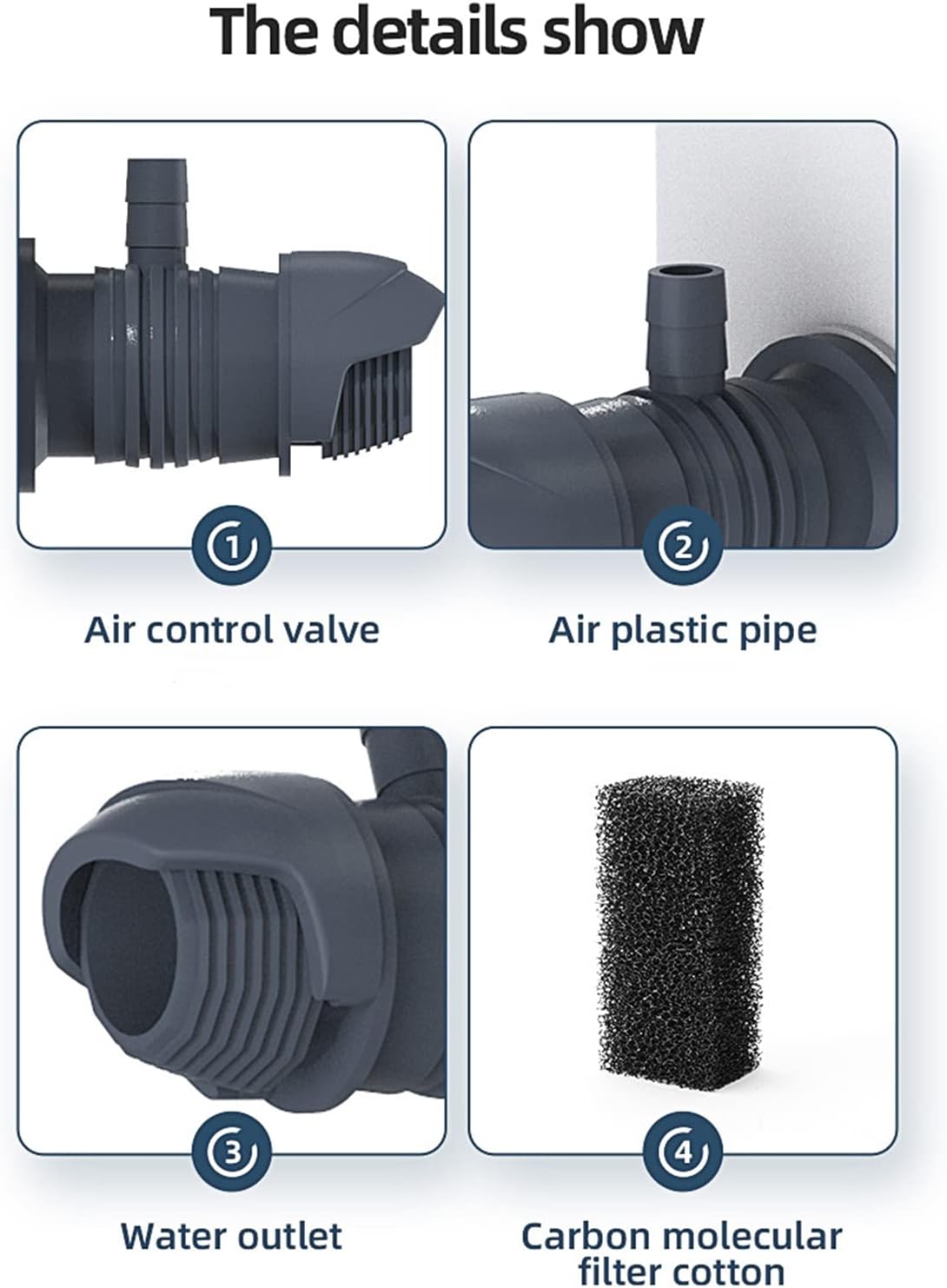 Pompe de filtration pour aquarium