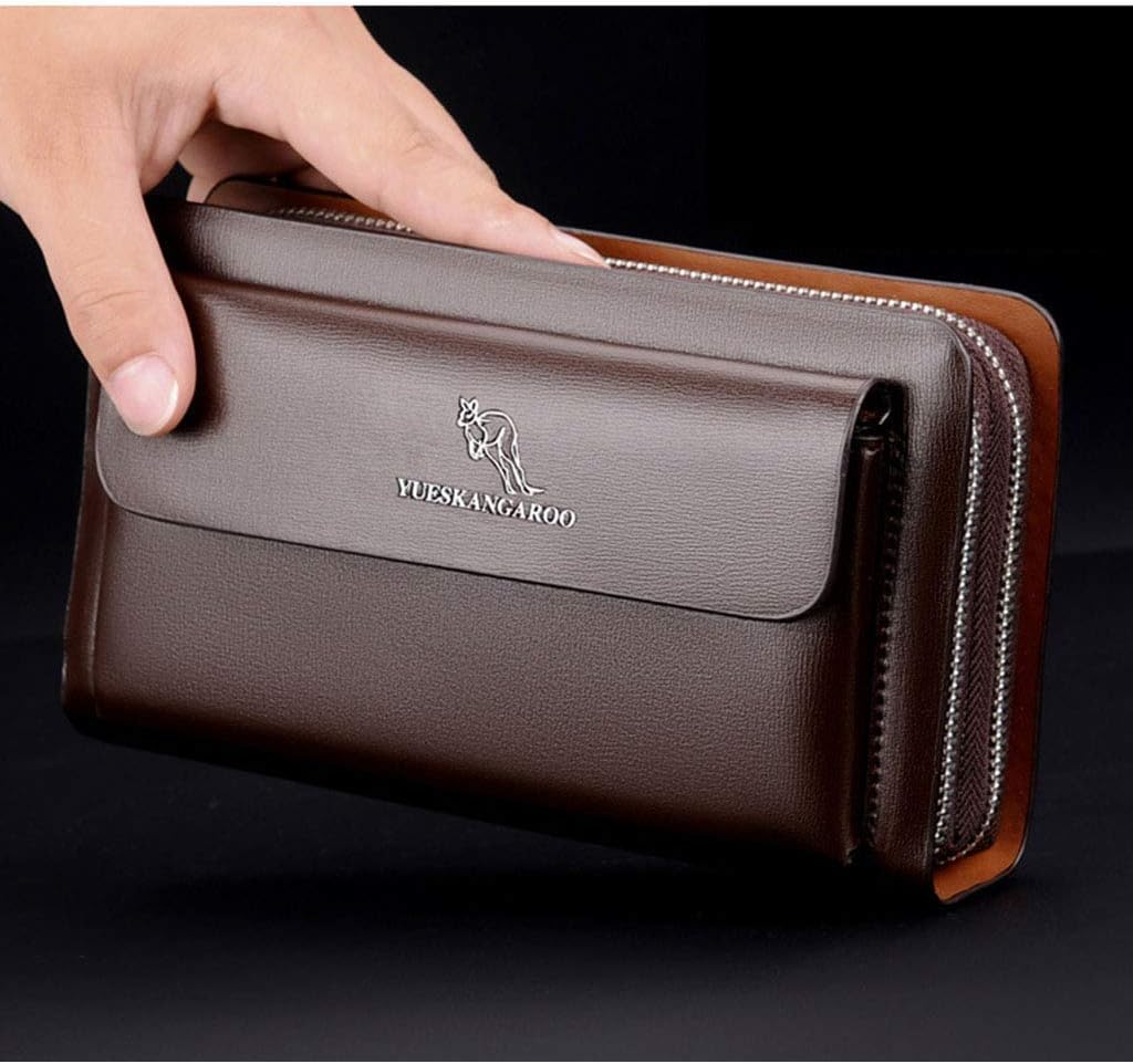 Sac à main de luxe en cuir Pu pour homme