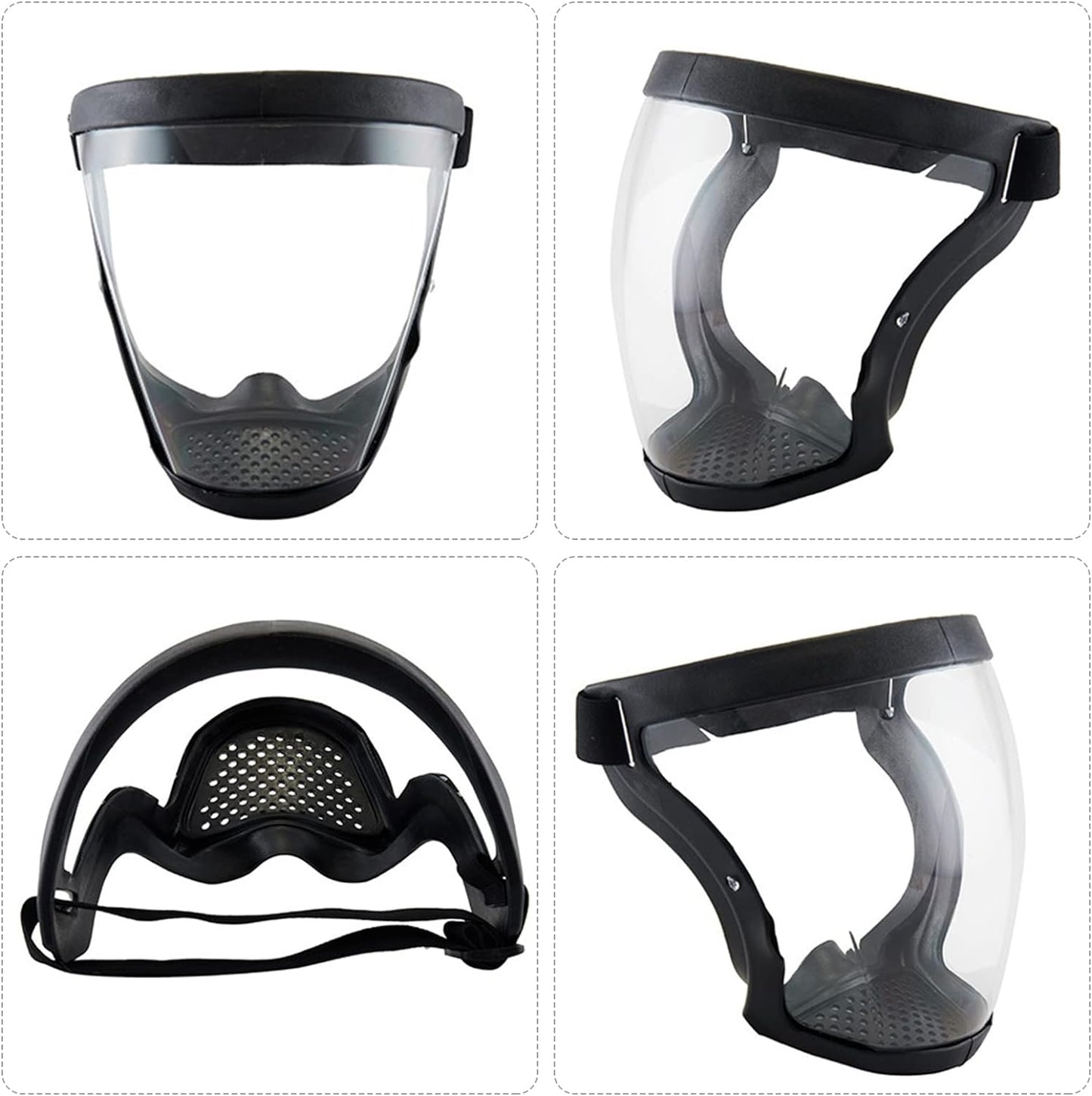 Ecran facial complet de protection antibuée