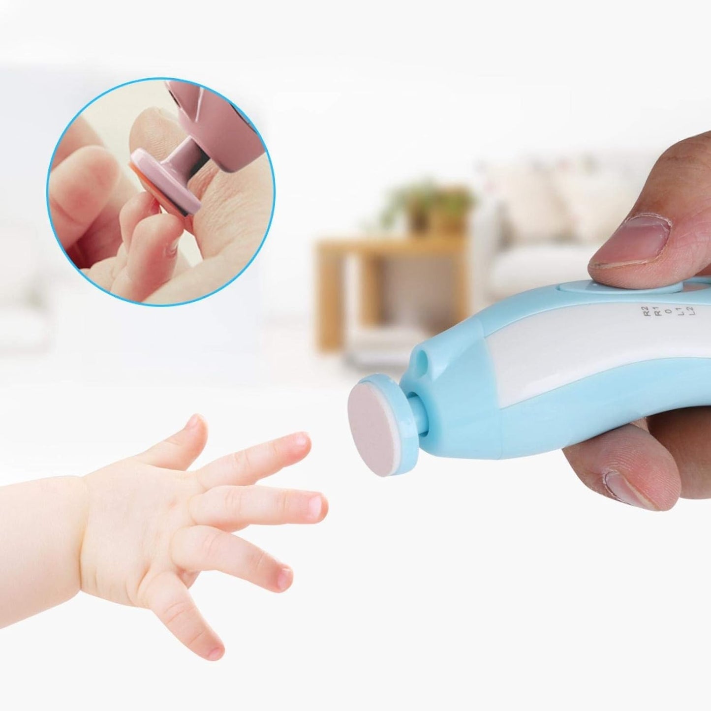 Coupe-ongles électrique 6 en 1 pour bébé