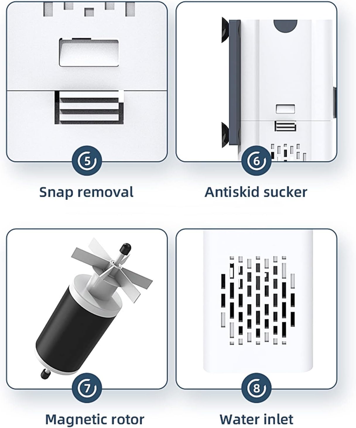 Pompe de filtration pour aquarium
