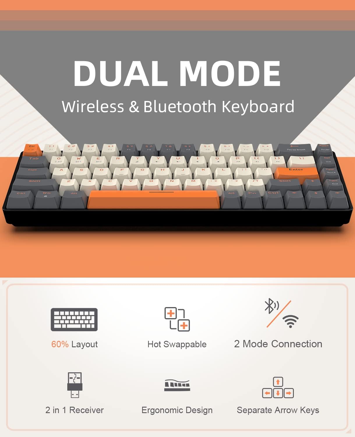 Mini Clavier Pro Mécanique Sans Fil