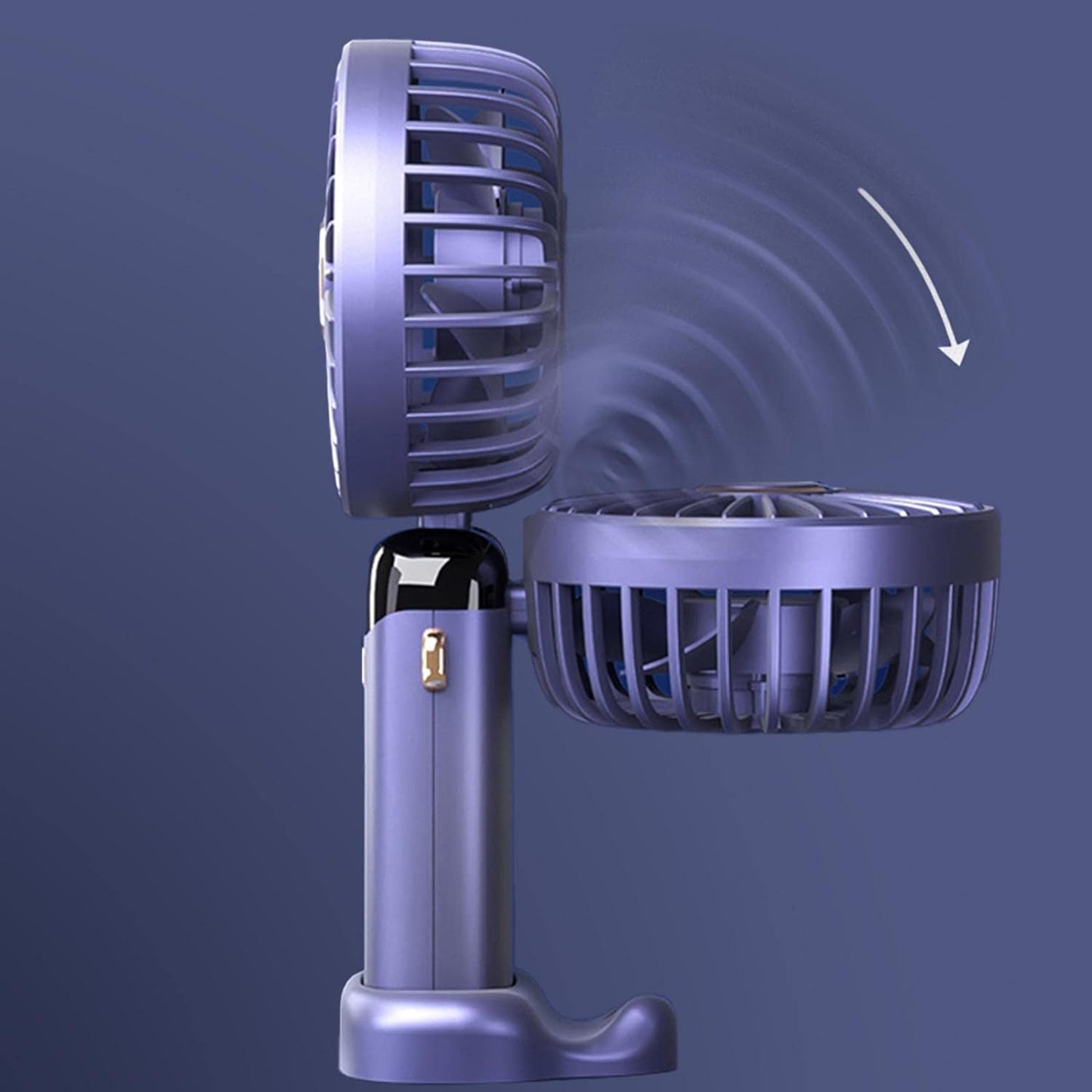 Mini ventilateur de bureau portable rechargeable