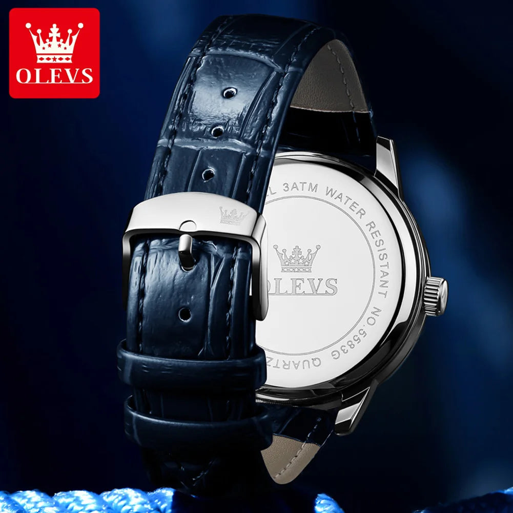 Montre à quartz pour homme, motif terre