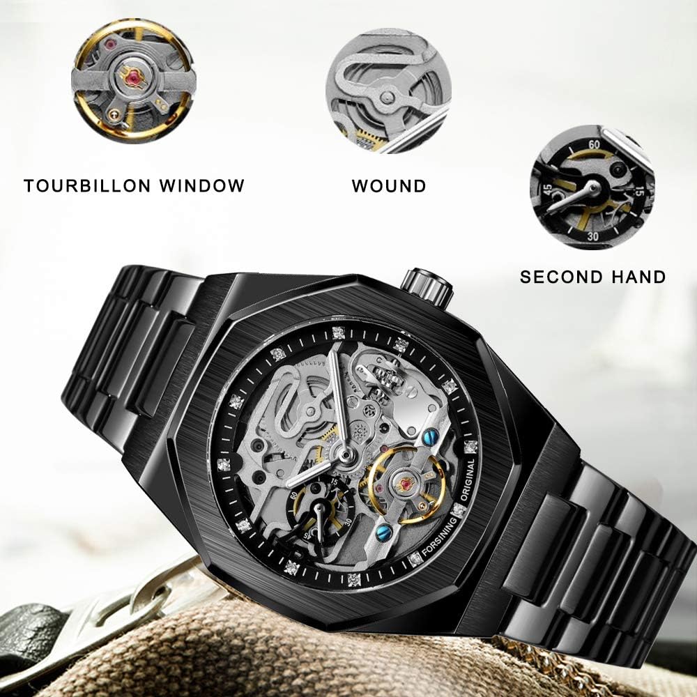 Montre automatique mécanique pour hommes de luxe
