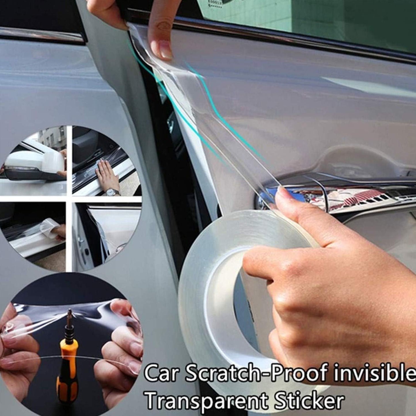 Bande Anti-Collision Protection Invisible Contre les Rayures 1m 50 mm