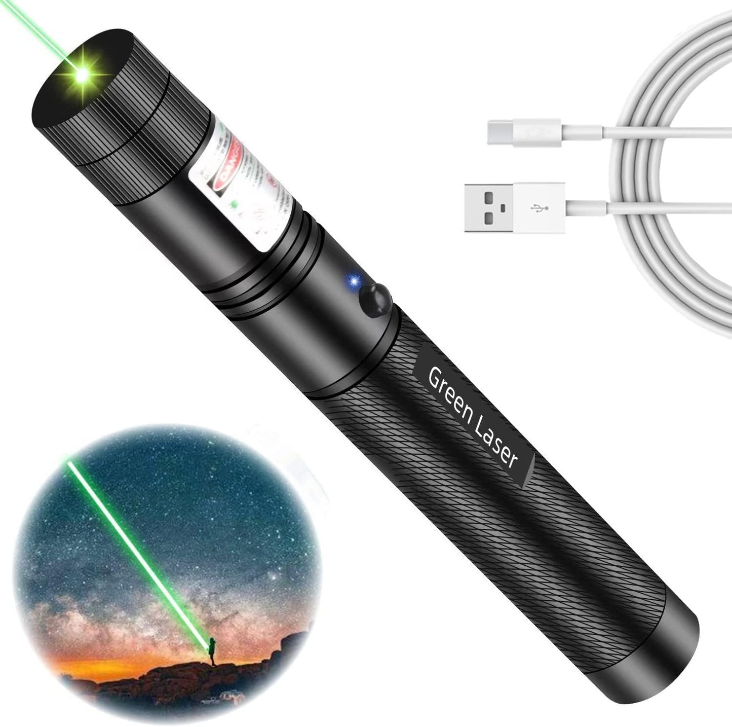 Laser vert puissant longue distance