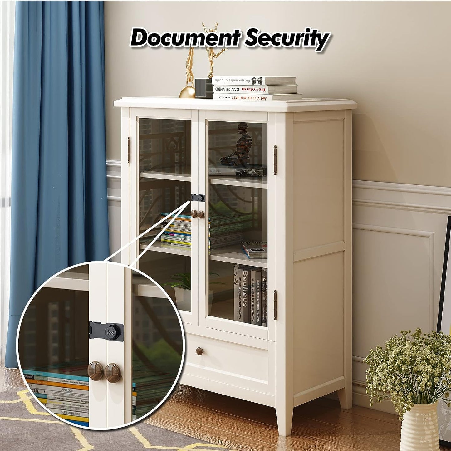Serrures d'armoire de sécurité domestique à 3 chiffres sans clé