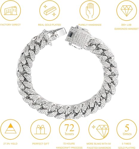 Bracelet Stone Bling pour homme