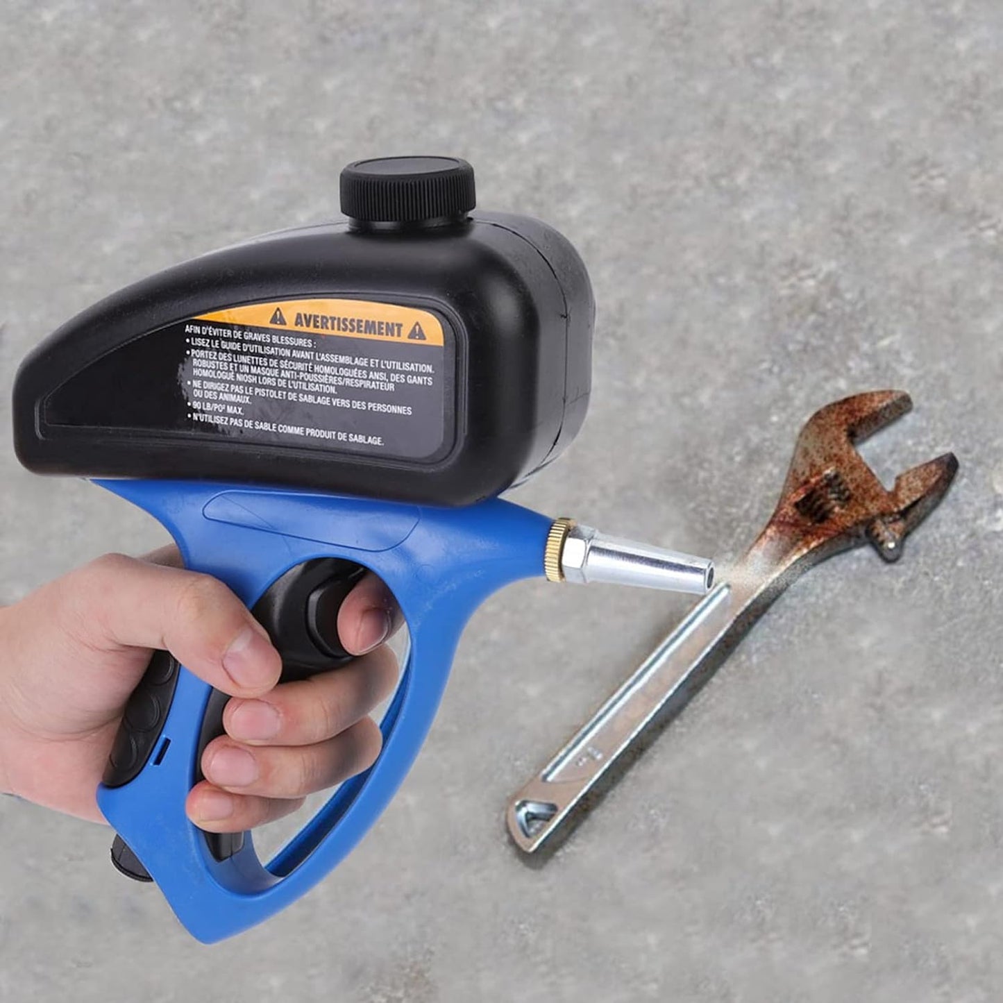 Machine Portable de sablage par gravité