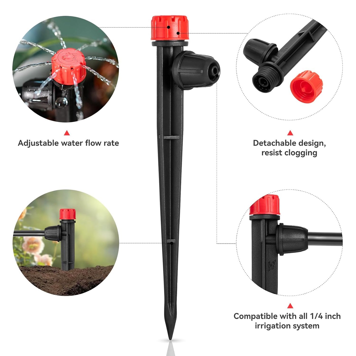Arroseur de jardin rotatif 360 °