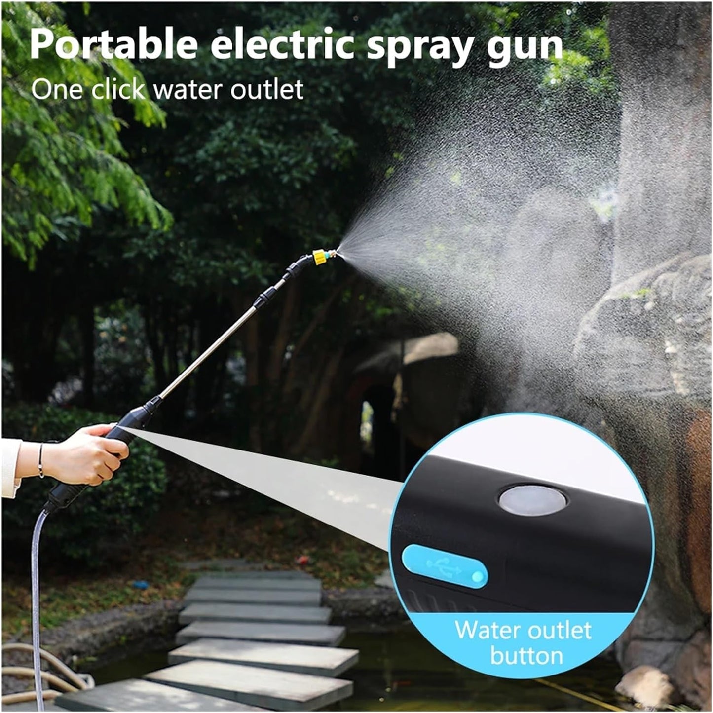 Pulvérisateur de jardinage électrique portable