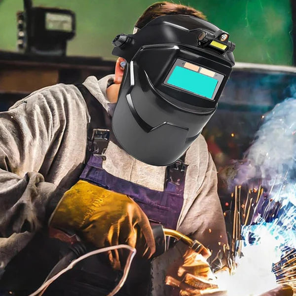 Casque de soudage automatique à énergie solaire