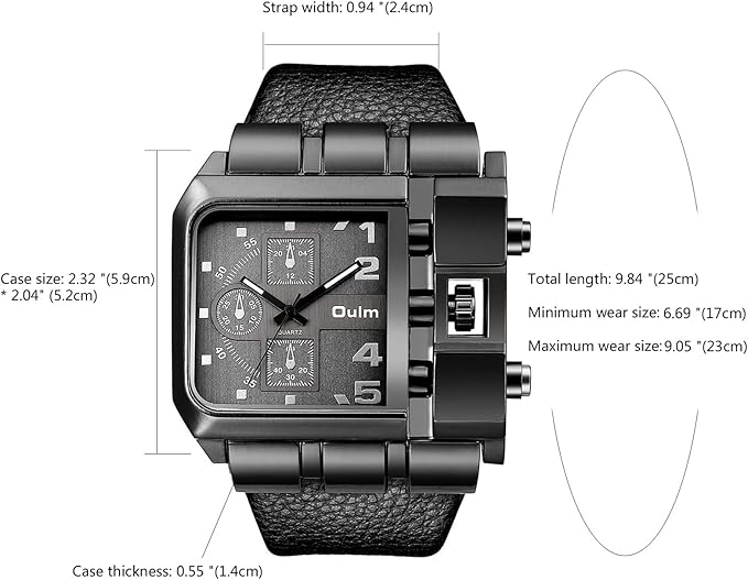 Montre de luxe super grande pour Homme