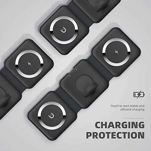 Chargeur sans fil 3 en 1 magnétique pliable