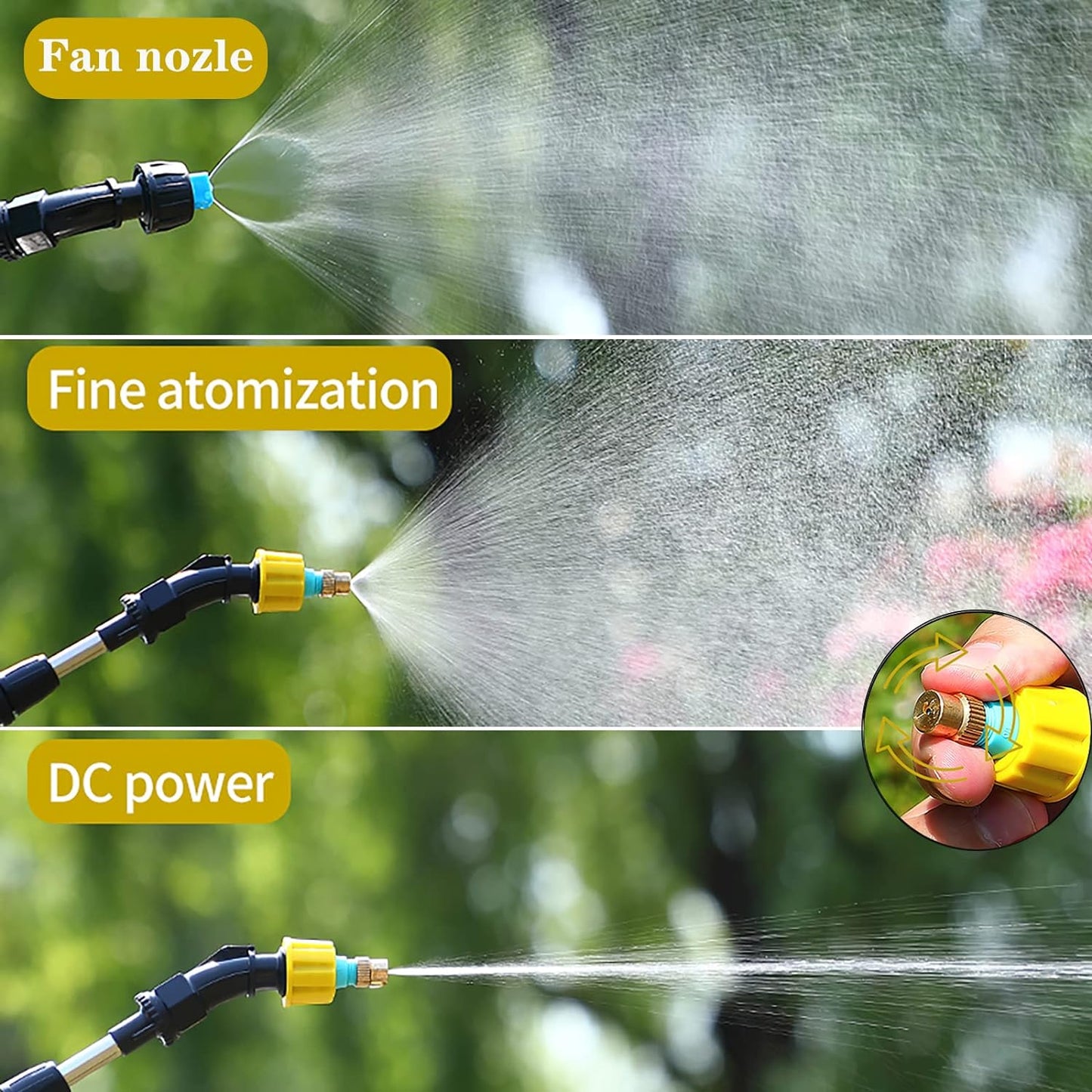 Pulvérisateur de jardinage électrique portable
