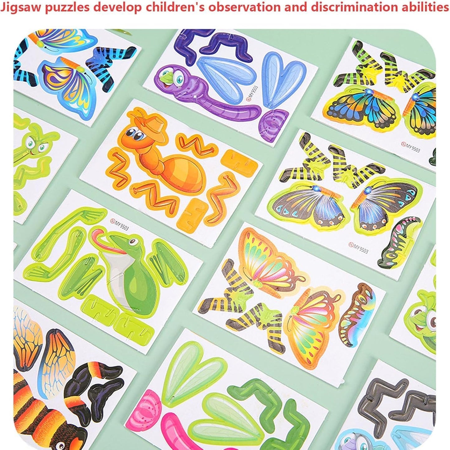 30 Puzzles Éducatifs Amusant pour Enfants