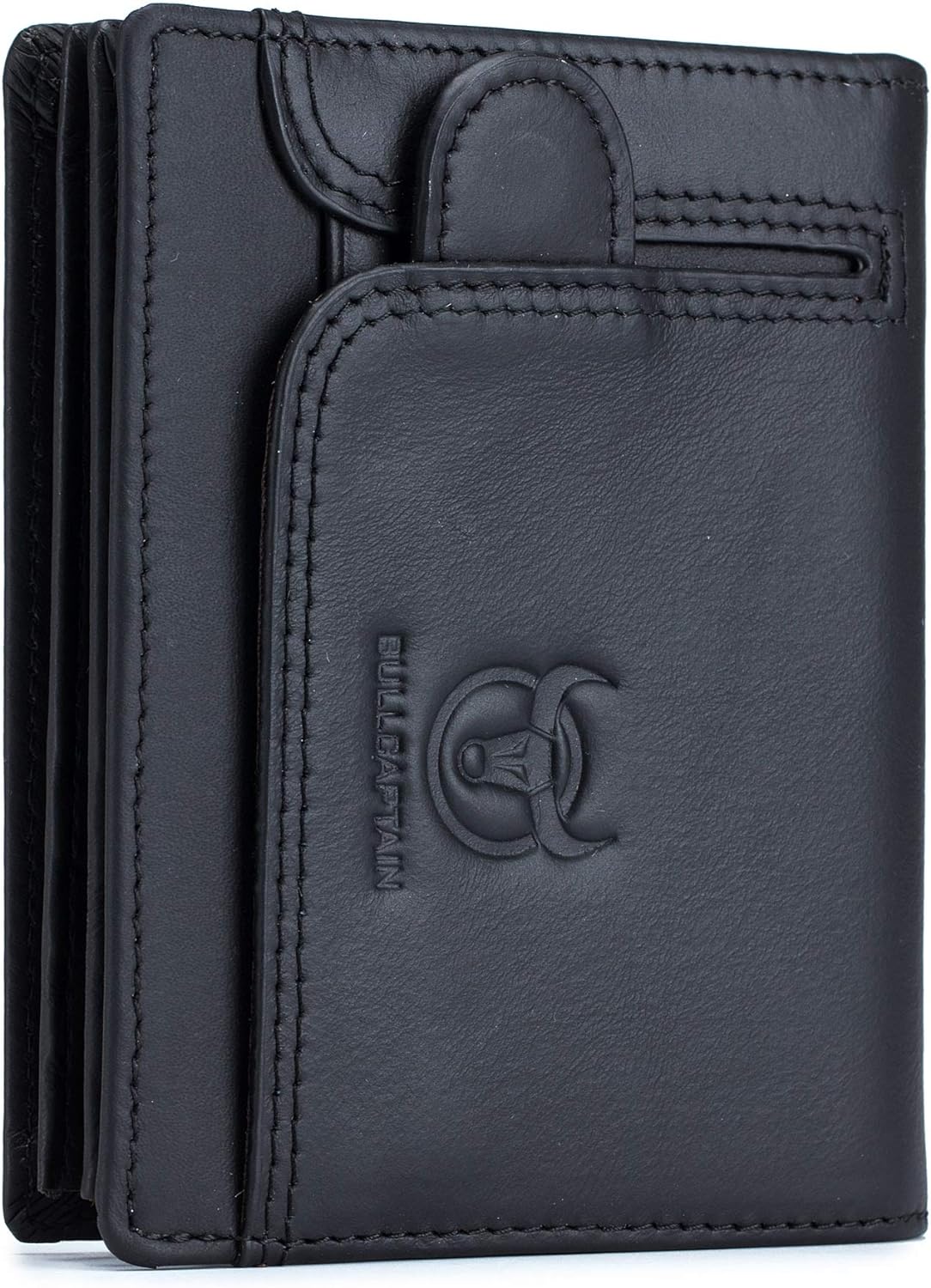 Portefeuille en cuir véritable pour homme