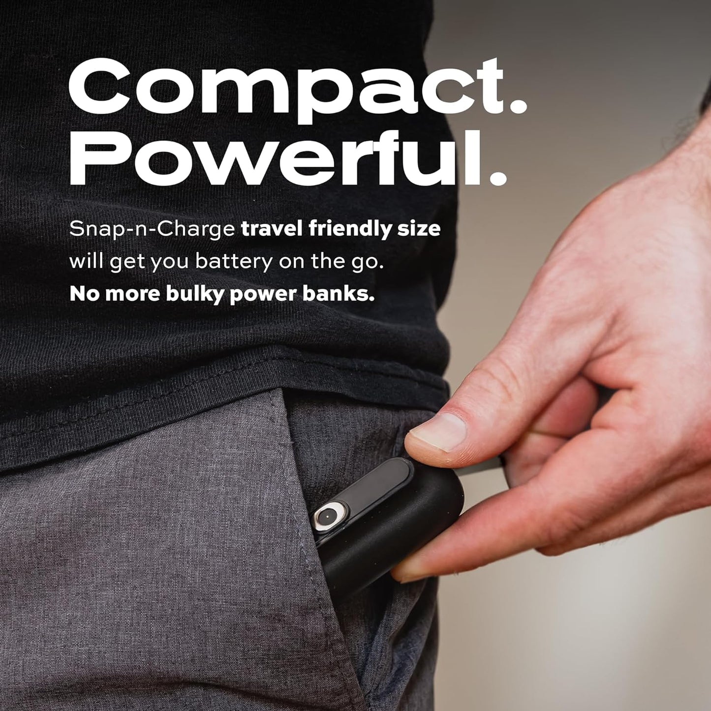 Mini Power Bank magnétique 2600mAh