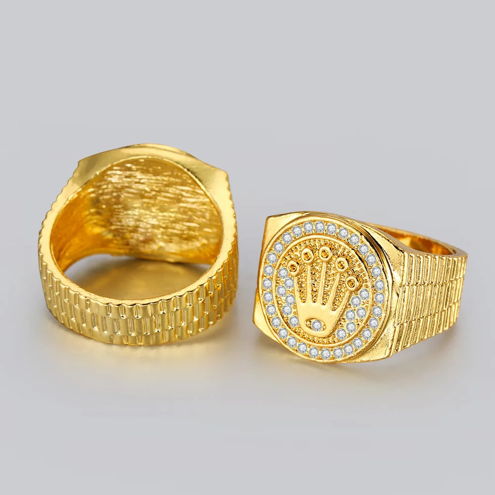 Bague Couronne pour hommes et femmes T11