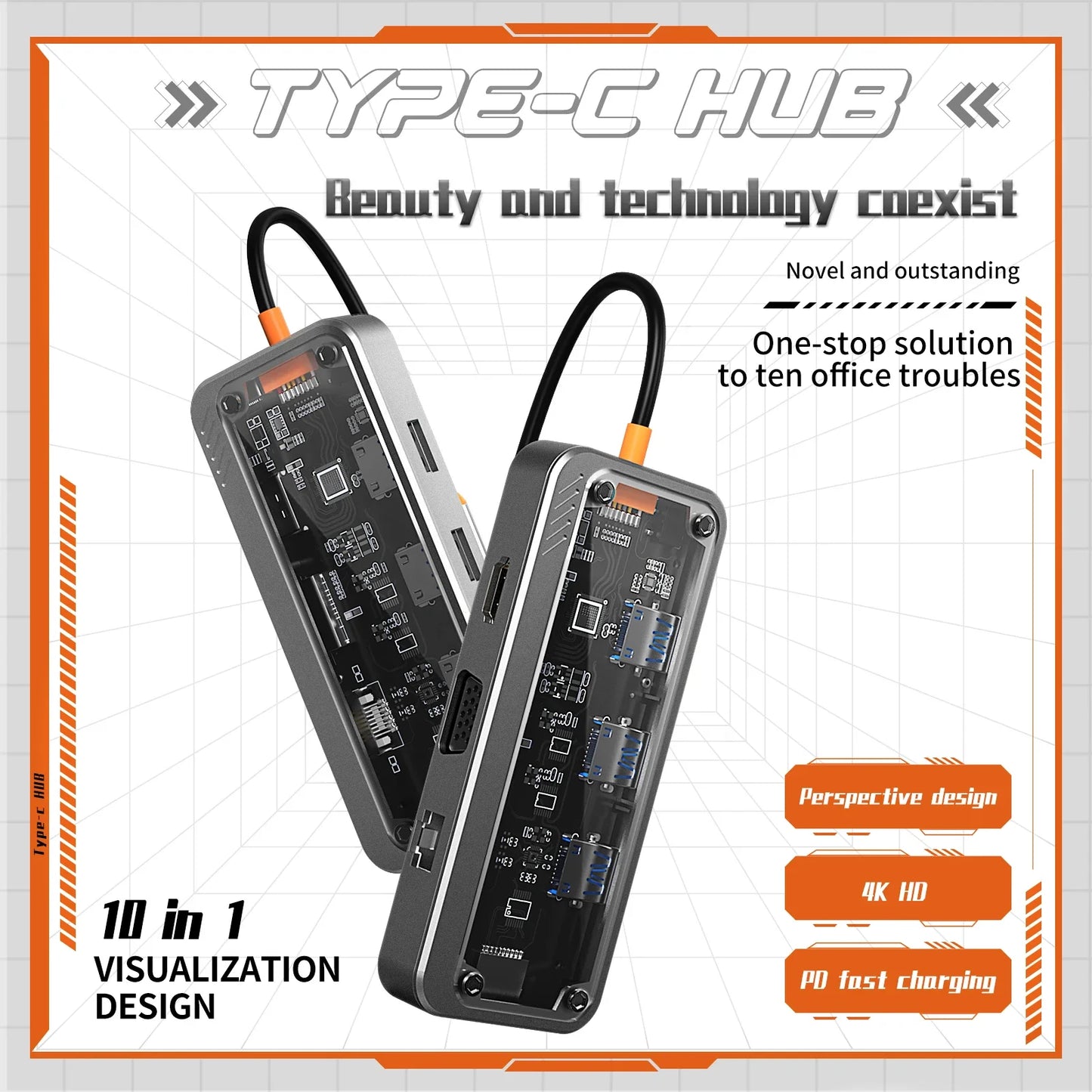 10 en 1 Adaptateur Pro Multi-Appareils