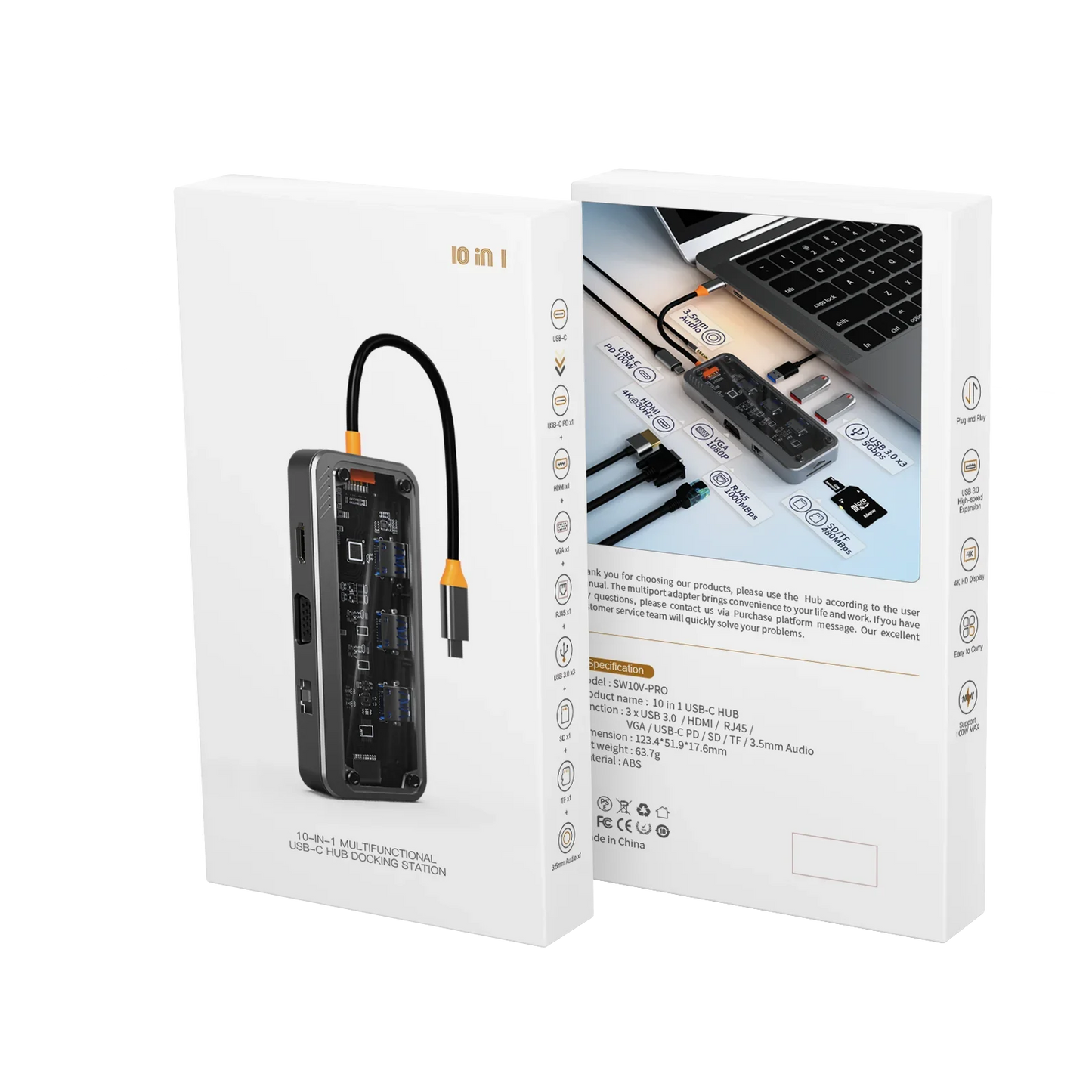10 en 1 Adaptateur Pro Multi-Appareils