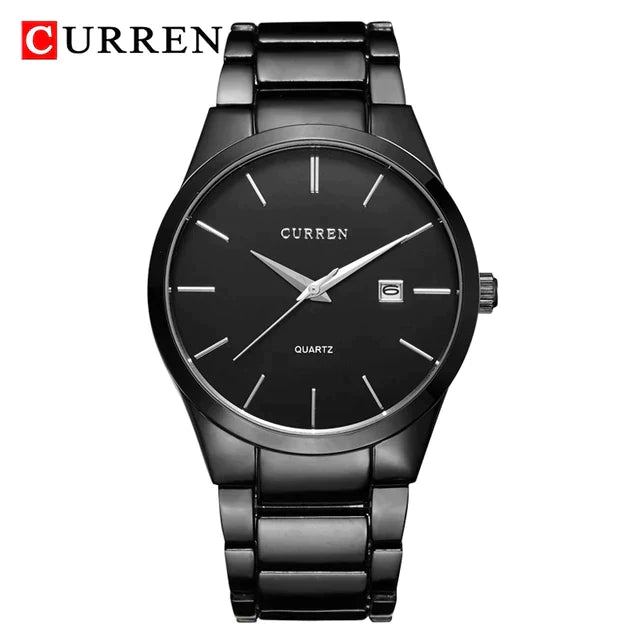 Montre bracelet en acier à Quartz