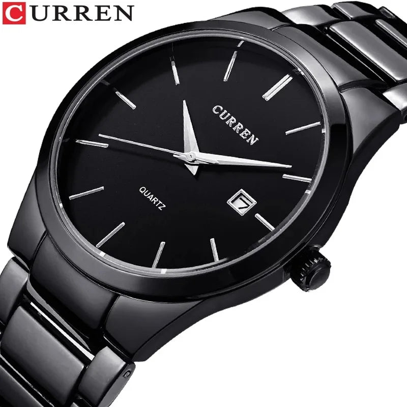 Montre bracelet en acier à Quartz