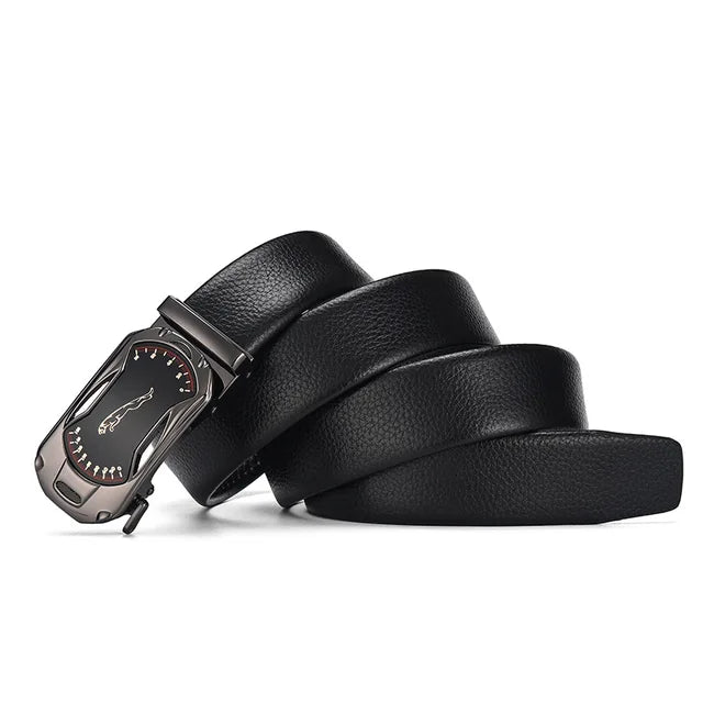 Ceinture de luxe en cuir pour homme