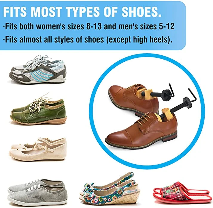 Civière de Chaussure en Bois réglable taille M