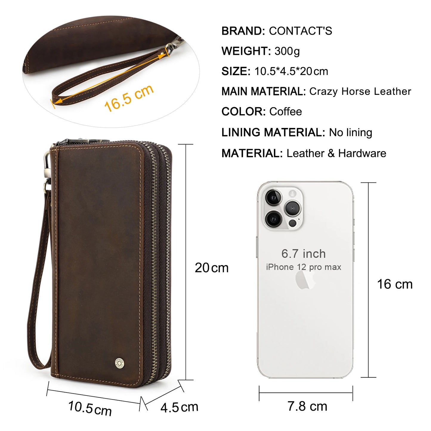 Sac à main en Cuir pour hommes
