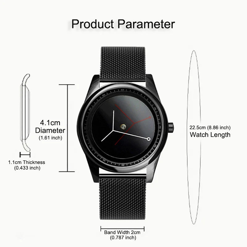 Montre créatif, concept de branche